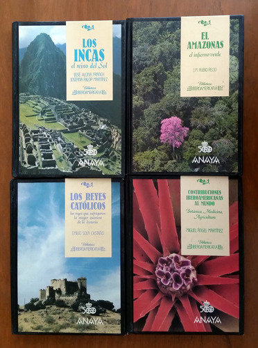 Lote De 4 Libros De La Biblioteca Iberoamericana 