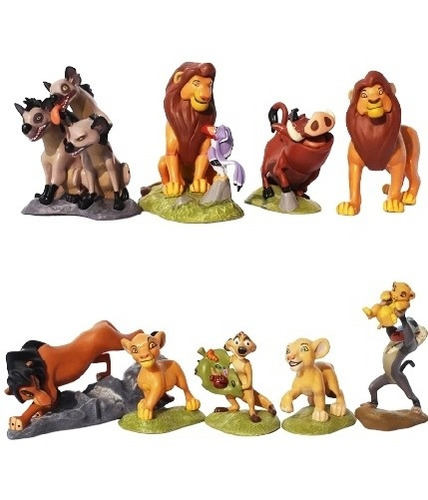 Rey Leon Set Simba Mufasa Nala Rafiki Scar Timon Pumba Zaz