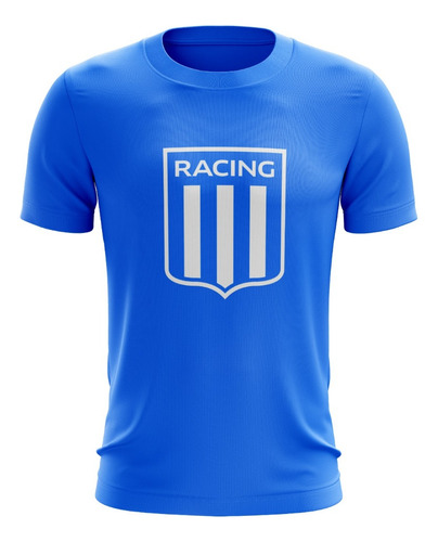 Remera Racing Fanáticos. Producto Con Licencia Oficial