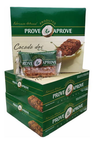 Kit C/ 7 Caixas De Cocada Cremosa Morena Prove E Aprove 84un