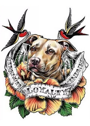 Tatuaje Temporal Realista Perro Dog # Life In A Tattoo