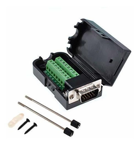 Oiyagai Db15 3 + 9 D-sub Vga Macho 3row 15pin Adaptador De C