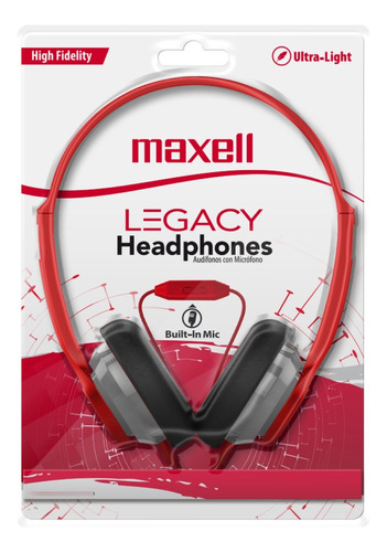 Auriculares Maxell 3,5mm Legacy Vincha C/ Micrófono