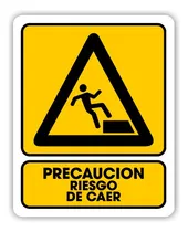 Comprar Señalamiento Precaución Riesgo De Caer 25x35