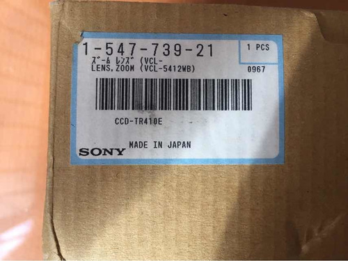Imagen 6 de 7 de Lente Zoom Sony Videocámara Ccd-tr410