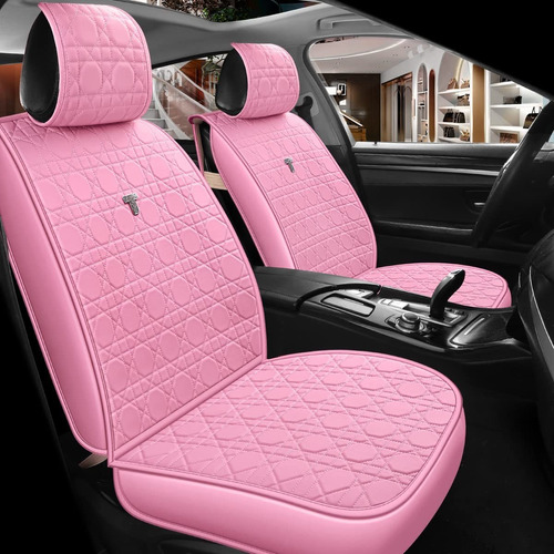 Estuche Asiento Diseño Para 9 Vehiculo Suv Color Rosa