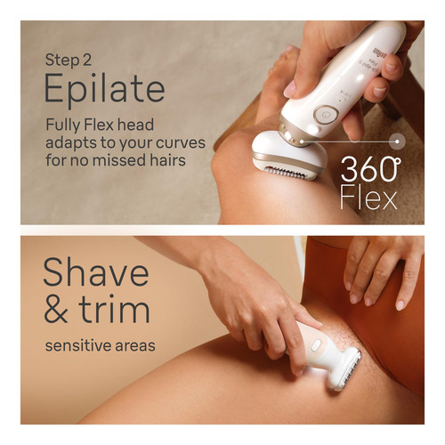 Depiladora Braun Silk-épil 9 Flex Skinspa Ses9-481 3d