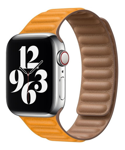 Malla Cuero Dos Tonos Apple Watch 38/40/41mm Devia - Cover