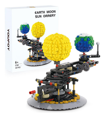 Juegos De Construcción De Juguetes Earth Moon And Sun Orrery