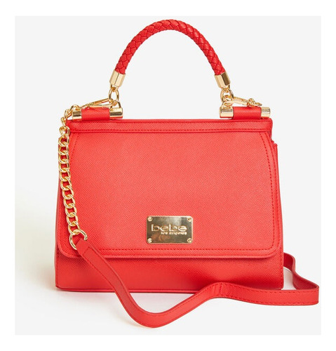 Bolsa Satchel Bebe Desconocido Color Rojo
