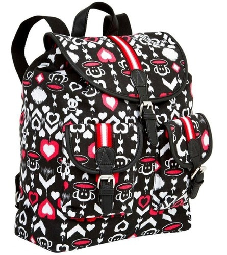 Mochila 2 Alças Juv.fem.paul Frank Preta 17t03 C/tampa