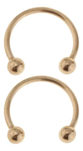 A 16pcs 16g Stud Ceja Lengua Labio Barras
