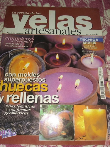 Revista Velas Artesanales Técnica Mixta N9 