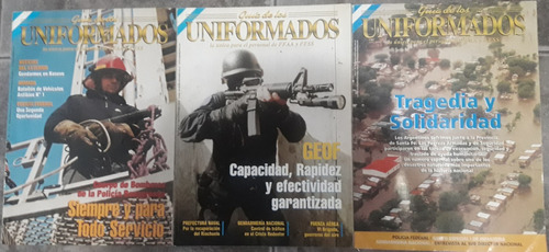 Lote De 3 Revistas Guia De Los Uniformados N°23-27-34