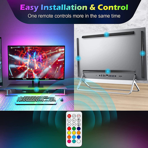 Teclado Phantom Color Y Luz Ambiental Con Control Remoto