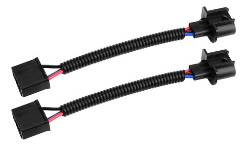 2 Unids H4 Hembra A H13 Macho Adaptador De Conversión De Far