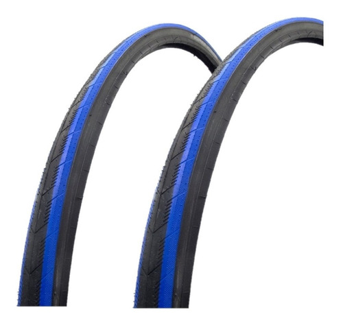 Kit X 2 Cubierta Ruta Clincher Arisun Rapide 700 X 23 Azul