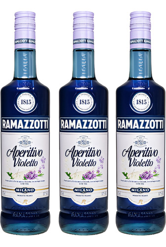 3 Licores Ramazzotti Violetto (700ml 15%)