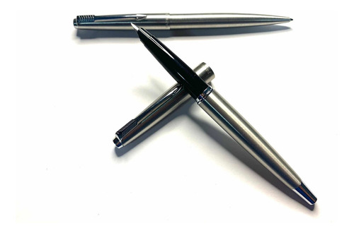 Pluma Fuente Y Bolígrafo Parker 45 Acero, Hechas En México