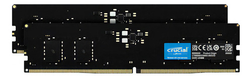 Memoria Ddr5 Crucial 2x8gb 4800mhz Cl40 Dimm Laaca