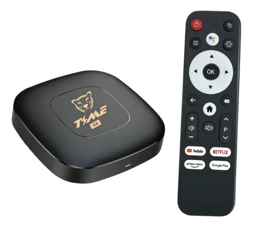Time Smart TV Box Android 4K Control Voz Streaming Negro | Envío gratis
