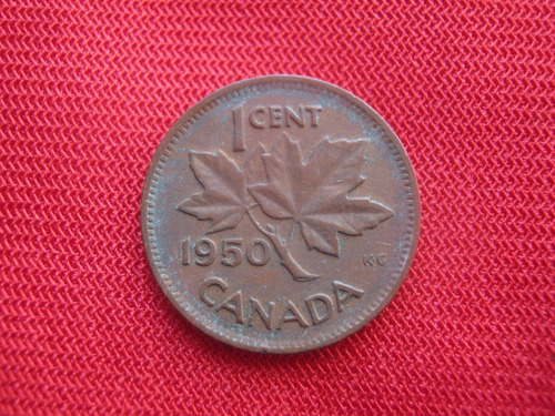 Canadá 1 Centavo 1950 Jorge Vi
