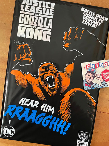 Comic - Justice League Vs Godzilla Kong #1 Fx Sound Kong