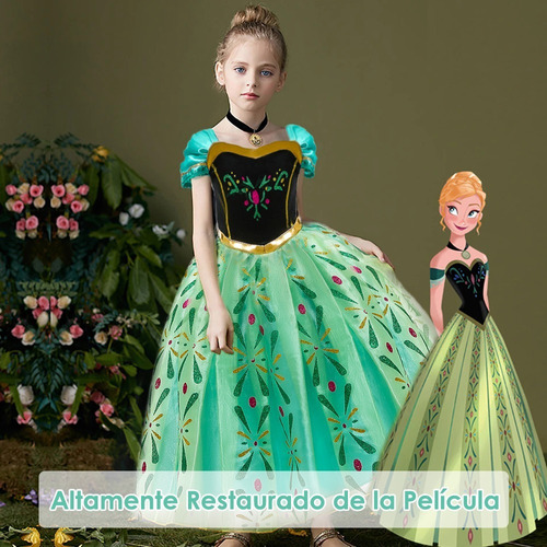 Disfraz De Princesa Anna Frozen Falda De Fiestas Para Niñas | Meses sin  intereses