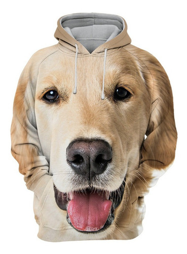 Sudadera Con Capucha 3d Printing Labrador Dog Edición Limita