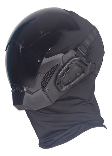 Máscara Para Casco De Cosplay Diy Flash Cyberpunk, Ligera, M