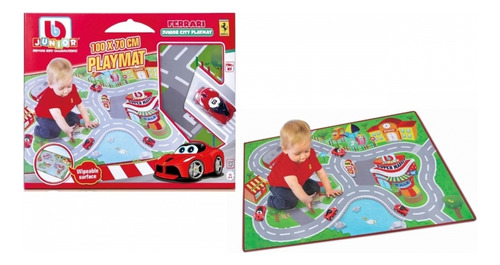 Burago 85007 Ferrari Junior City Play Mat W Car
