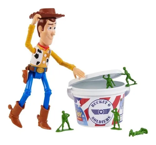 TOY STORY FIGURA BASICA WOODY Y TIRO AL BLANCO