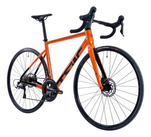 Bicicleta 700c Tsw Garfo Tr10 Cambio Shimano Tiagra 20v Cor Laranja Tamanho Do Quadro 540
