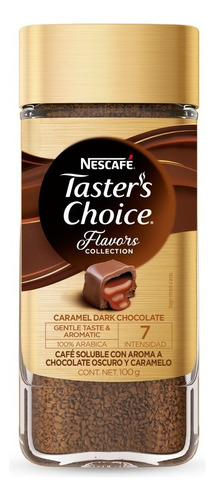 Café soluble Taster's Choice Flavors caramel dark chocolate 100g