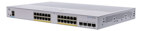 Cisco Cbs250-24p-g, 24 Puertos Poe Giga Administrable 4 Sfp