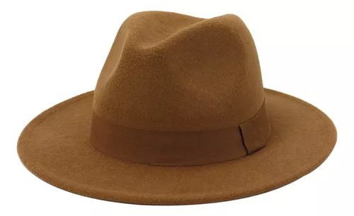 Sombrero Vintage Hombre, Sombrero Ala Ancha, Sombrero Fedora Plano