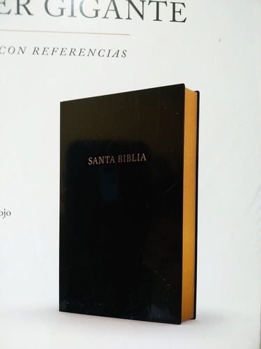 Imagen 8 de 10 de Biblia Rvr60 Letra Supergigante Imitación Piel Negro