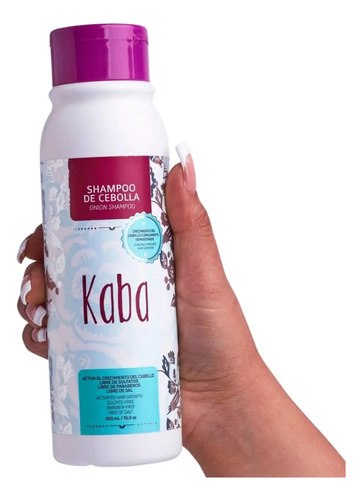 Shampoo De Cebolla Crecimiento Kaba 500ml