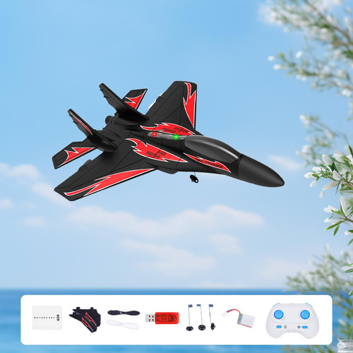 Rc Planeador Rc Avión Regalo Resistente Profesional Negro