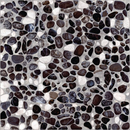 Cerámica Simil Piedra Lutecia Negro 45,3x45,3 Scop 