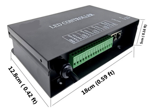 Controladora H802ra Piexel Leds Jinx Madrix Ws2811 Ws2812b