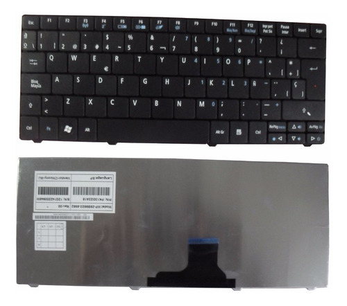 Teclado Acer Aspire One 721 722 722h 751 751h 752 753