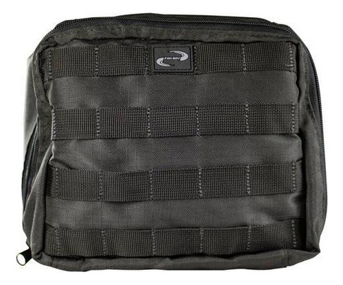 Pouch Organizador Necessaire Tactico Sistema Molle Mochila Color Negro