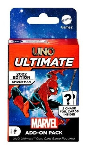 Uno Spiderman Juego Cartas Marvel Mattel