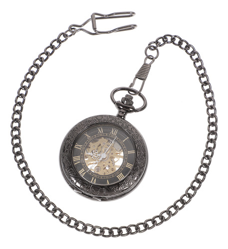 Reloj De Bolsillo Mecánico Vintage Unisex Con Esfera Redonda