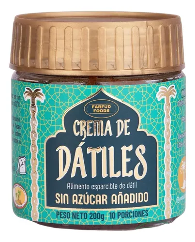 Crema De Datiles Sin Azucar
