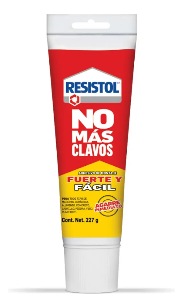 Pegamento No Más Clavos Fuerte Y Fácil Resistol De 227g Blanco