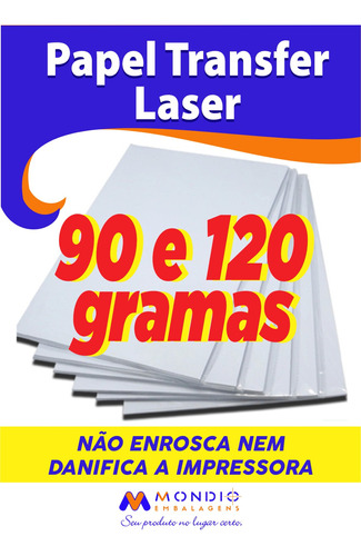 Papel Transfer Impressora Laser Copos Plásticos Brindes 700f