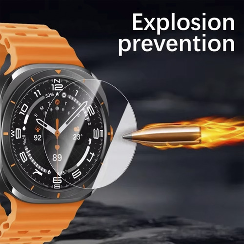 Combo 3 Micas D Cristal Templado Para Galaxy Watch Ultra