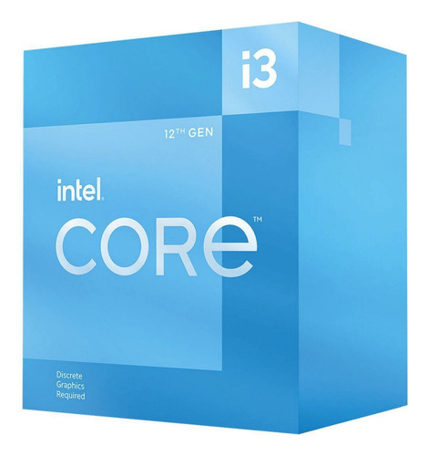 Intel Core I3 10100f - 3.6 Ghz - 4 Cores - 8 Threads - 6 Mb